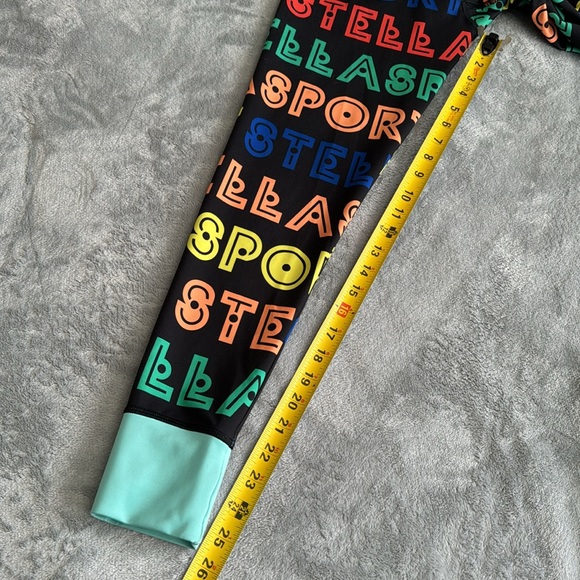 👋🎯Adidas StellaSport Multicolured AOP Womens Gym Training Tights Size XS - Picture 13 of 15